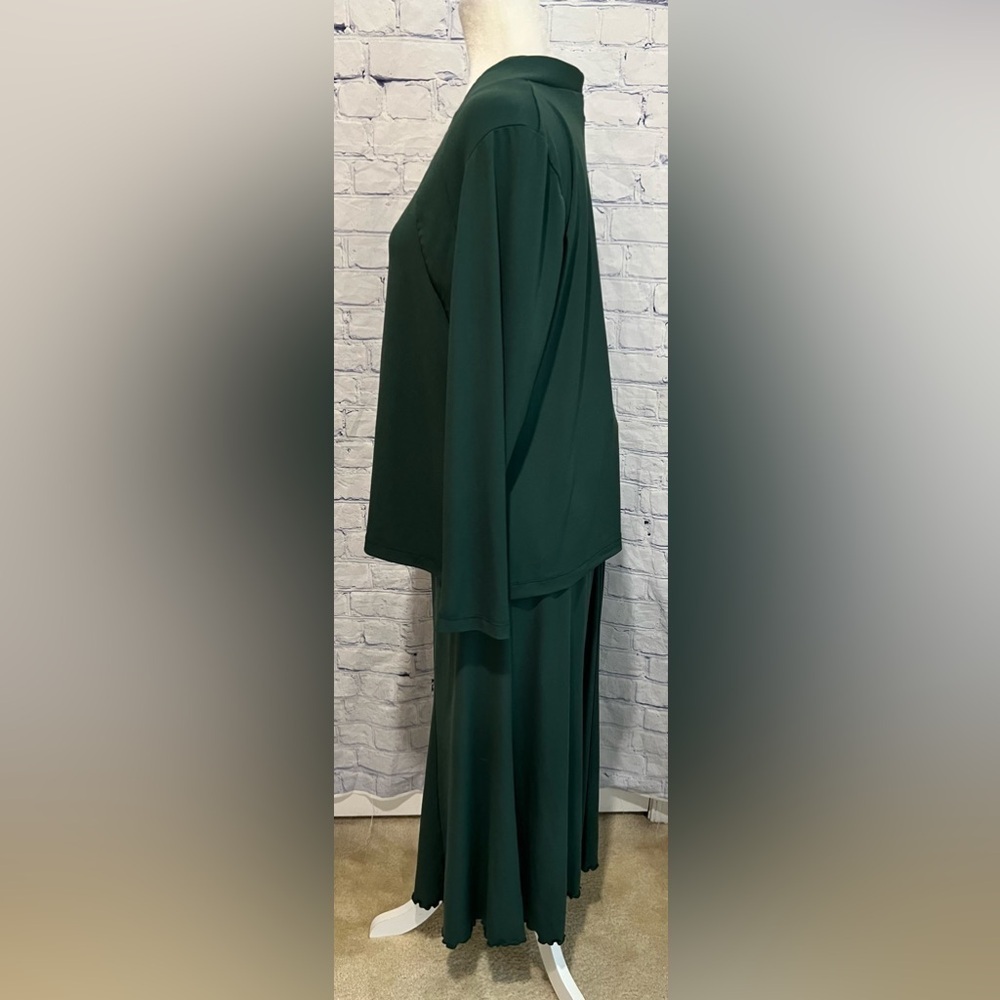 Simonton Says 2 Piece Green Long Sleeve Skirt Set Top Large Skirt Medium - Picture 3 of 9